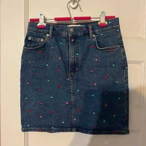 & Other Stories | Paris Atelier Polka Dot Jean Skirt
